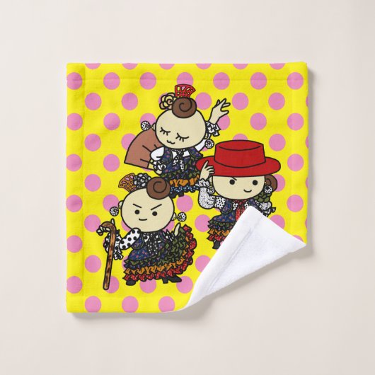 みすづ様タオル　３人 WASHANDJE (Wasdoekje)