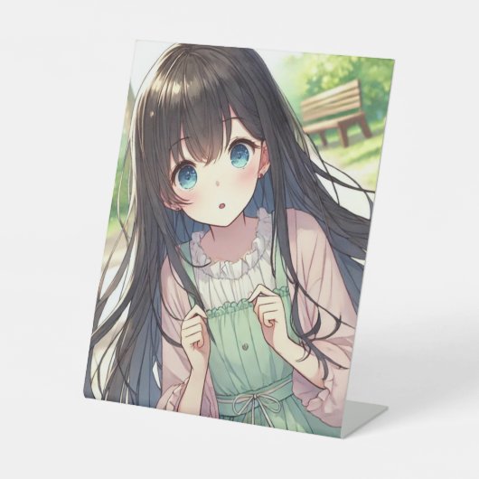 みはるん RECLAMEBORD MET VOETSTUK (Voorkant)