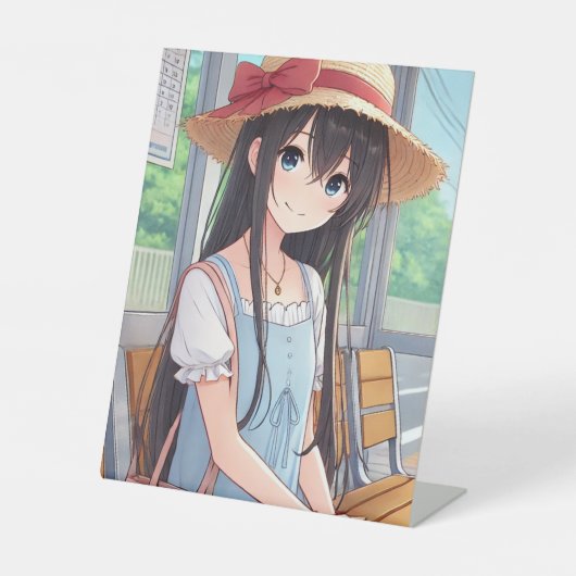 みはるん RECLAMEBORD MET VOETSTUK (Voorkant)