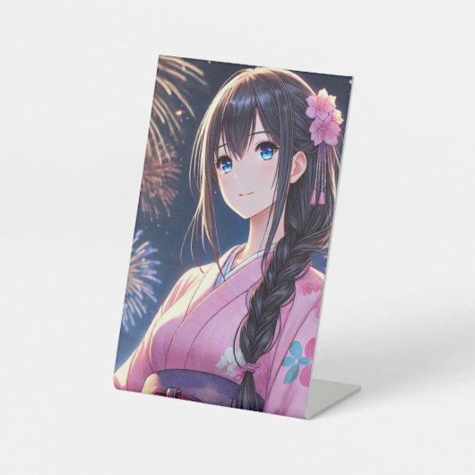 みはるん RECLAMEBORD MET VOETSTUK (Voorkant)