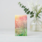 やわらかな色合いがイメージの VISITEKAARTJE (Staand voorkant)