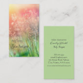 やわらかな色合いがイメージの VISITEKAARTJE (Voorkant / Achterkant)