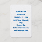 ♨ゆ Hot Water - Yu | Japanese Language Visitekaartje (Achterkant)