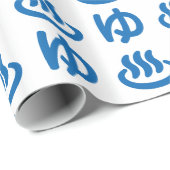 ♨ゆ warm water - Yu | Japanse taal Cadeaupapier (Rol Hoek)