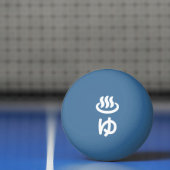 ♨ゆ warm water - Yu | Japanse taal Pingpongbal (Net)