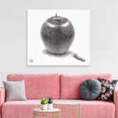 りんごとあおむし CANVAS AFDRUK (Insitu (Woonkamer))