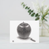 りんごとあおむし FEESTDAGENKAART (Staand voorkant)