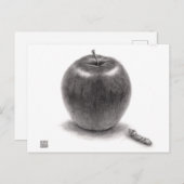 りんごとあおむし FEESTDAGENKAART (Voorkant / Achterkant)