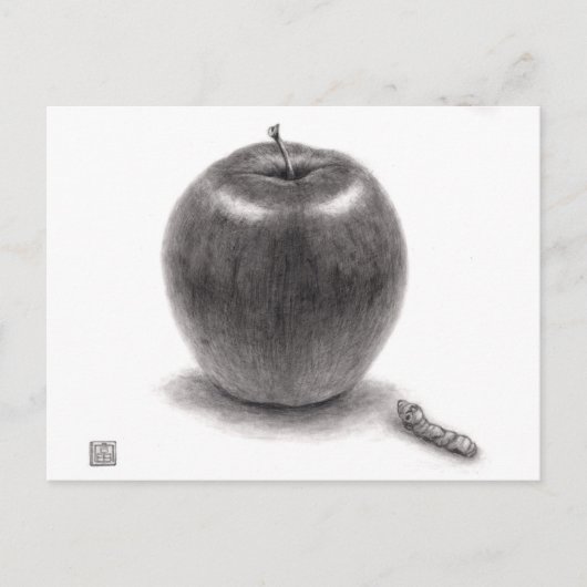 りんごとあおむし FEESTDAGENKAART (Voorkant)