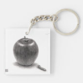 りんごとあおむし SLEUTELHANGER (Achterkant)