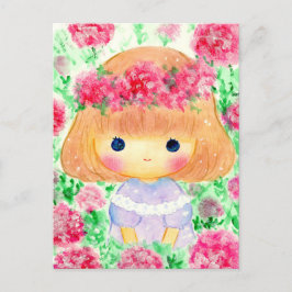 わたし女の子です FEESTDAGENKAART