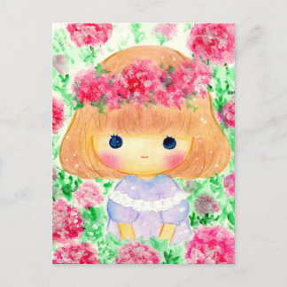 わたし女の子です FEESTDAGENKAART