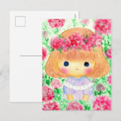 わたし女の子です FEESTDAGENKAART (Voorkant / Achterkant)