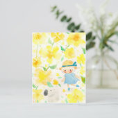 わんわんとお散歩 FEESTDAGENKAART (Staand voorkant)