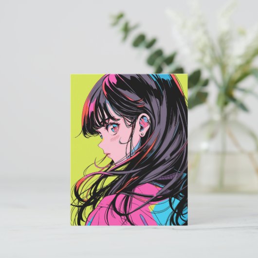 【アイコン画像】ダウンロードできるアイコンJK03|寿司娘 GenerativeAI Kaart (Staand voorkant)