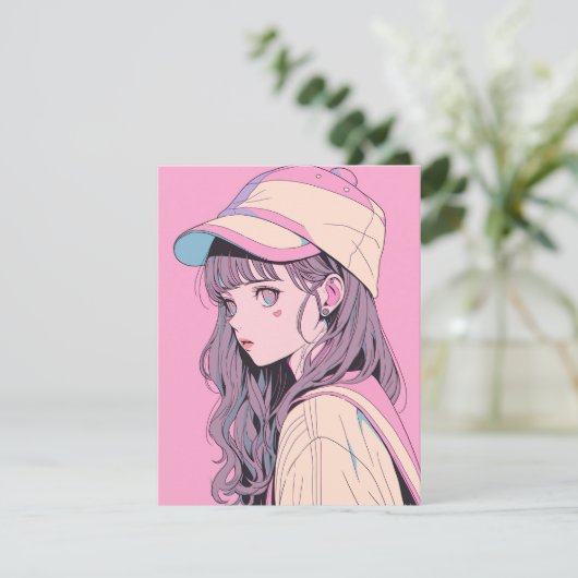 【アイコン画像】ダウンロードできるアイコンJK04|寿司娘 GenerativeAI Kaart (Staand voorkant)