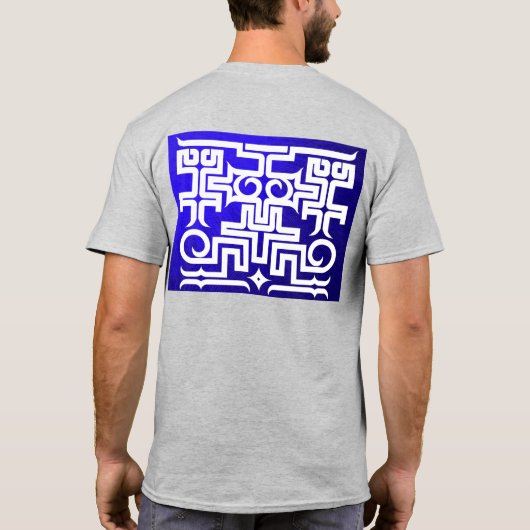 アイヌ柄 オリジナルプリント 北海道 T　Hokkaido Ainu pattern T-shirt (Achterkant)