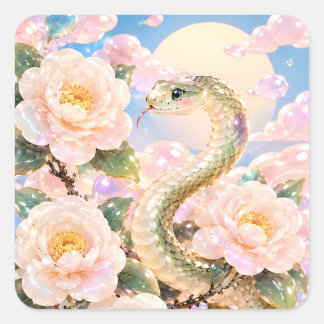 アクリル壁時計 VIERKANTE STICKER