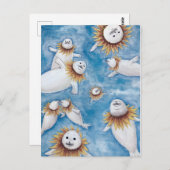 アザラシと四季シリーズ　夏 BRIEFKAART (Voorkant / Achterkant)