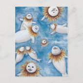 アザラシと四季シリーズ　夏 BRIEFKAART (Voorkant)