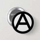 アナーキー　anarchy 　PUNK 無政府主義　パンク Ronde Button 5,7 Cm (Voorkant /achterkant)