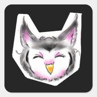 アフリカオオコノハズクちゃん VIERKANTE STICKER