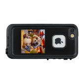 アライグマの置物 LifeProof iPhone HOESJE (Achterkant (horizontaal))