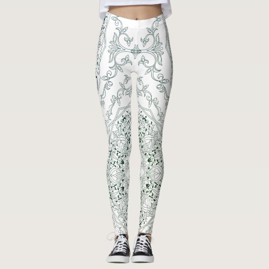 アラベスク文様01 LEGGINGS (Voorkant)