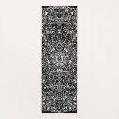 アラベスク文様07ブラックXグレー ヨガマット YOGAMAT (Achterkant)