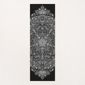アラベスク文様08ブラックXグレー YOGAMAT (Voorkant)
