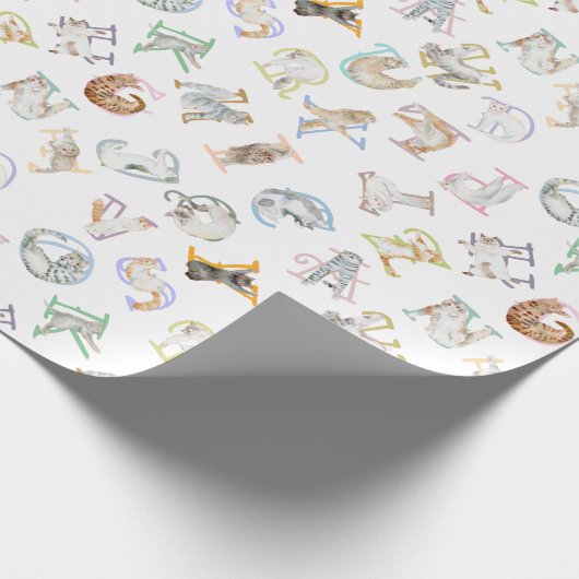 アルファベット猫(alfacat/alfagato) cadeaupapier (Hoek)