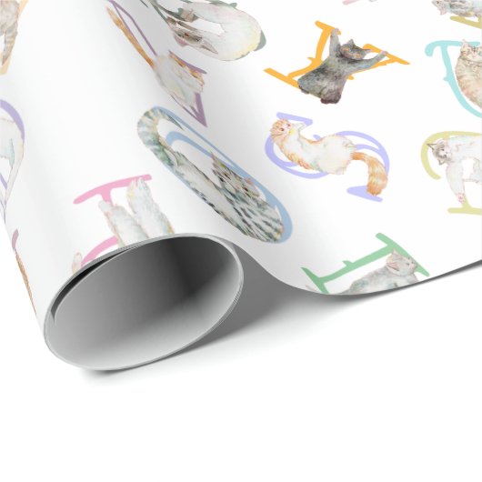 アルファベット猫(alfacat/alfagato) cadeaupapier (Rol Hoek)