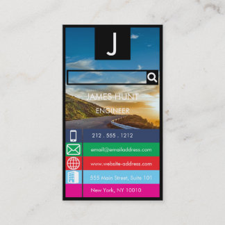 アンドロイド風　エンジニア名刺 VISITEKAARTJE