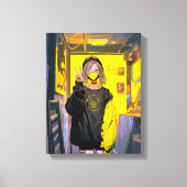 アーティストの部屋アートパネル｜寿司娘 GenerativeAI Canvas Afdruk (Voorkant)