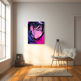 アートパネル Art Panel｜ドアップ close-up｜寿司娘 GenerativeAI Canvas Afdruk