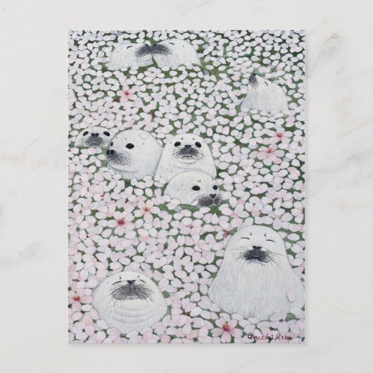 ア ザ 四 シ 季  onder ラ briefkaart (Voorkant)