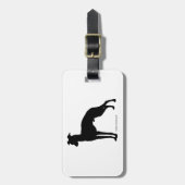 イタリアン・グレイハウンド ラゲージタグ Italian Greyhound Luggage tag Bagagelabel (Voorkant verticaal)
