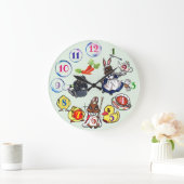 ウサギさんたちの壁時計 GROTE KLOK (Huis)