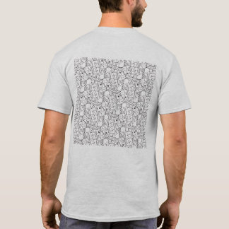 ウサギ・タイルのテセレーション（AL）Tシャツ T-SHIRT