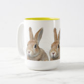 ウサギ TWEEKLEURIGE KOFFIEMOK (Voorkant links)
