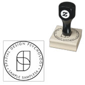 ウッドアートスタンプ_14文字 RUBBERSTEMPEL (Gestempeld)