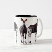 オカピのマグカップ 2 TWEEKLEURIGE KOFFIEMOK (Voorkant rechts)
