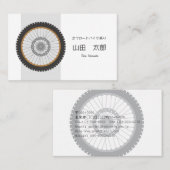 オフロードバイク乗りのための名刺 VISITEKAARTJE (Voorkant / Achterkant)