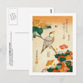 オ シ , ロに, Hokusai en Mirabilis ナ Briefkaart (Voorkant / Achterkant)