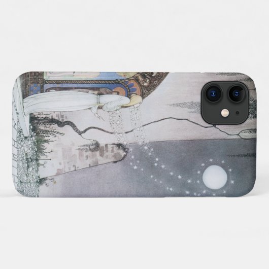 カイ・ニールセン(Kay Nielsen)幻想的な童話のスマートフォンケース ラッシーと教母 夜 Case-Mate iPhone Case (Achterkant (horizontaal))