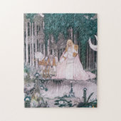 カイ・ニールセン（Kay Nielsen）幻想的な童話のパズル　泉で水を飲もうとする王子 Legpuzzel (Verticaal)