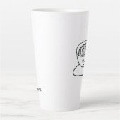 カフェラテマグ hotto hitoiki latte mok (Voorkant)