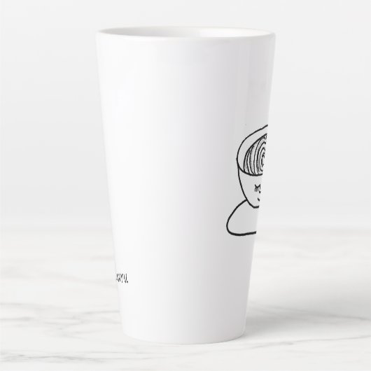 カフェラテマグ hotto hitoiki latte mok (Voorkant)