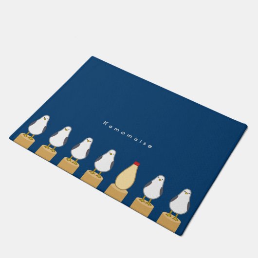 【カモメとマヨネーズ(濃色地用】 Seagulls and mayonnaise (for Dark Deurmat (Schuin)