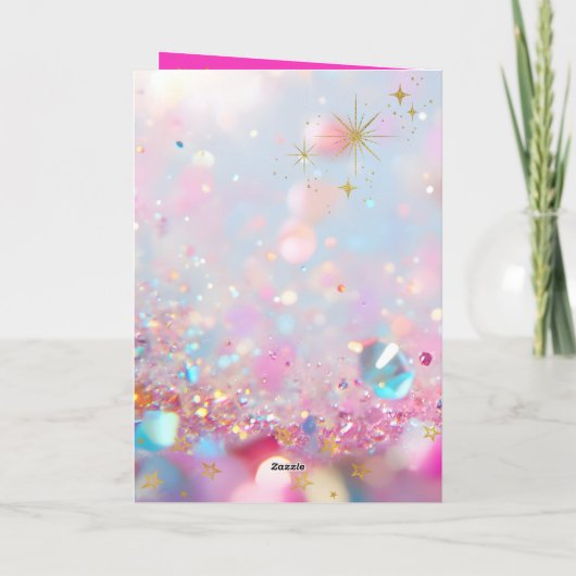 カラフルかわいいY2Kハッピーバースデー♡ KAART (Achterkant)